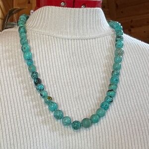 Turquoise Bead Necklace